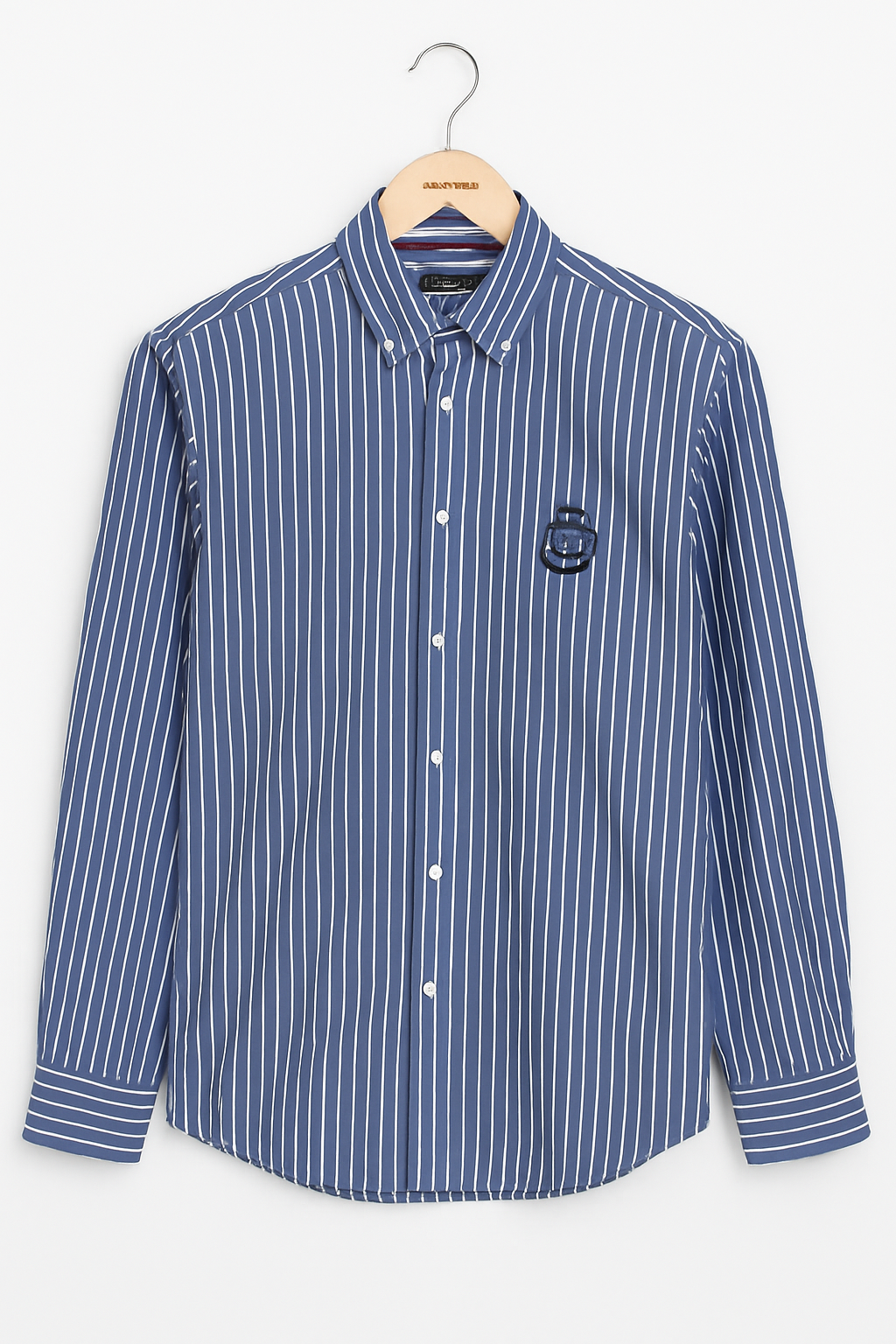 1011-Blue Striped Premium Button Down
