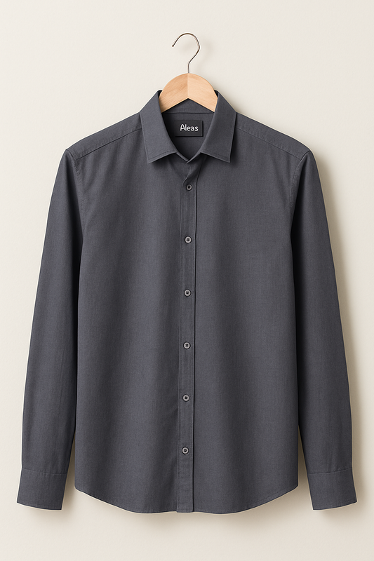 1036 - Classic Grey Button Down